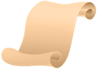 Scrolled Paper PNG Transparent Clipart