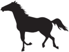 Horse Silhouette Transparent Clipart