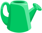 Green Watering Can PNG Transparent Clipart
