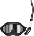 Black Snorkel Mask PNG Clipart