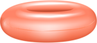 Orange Inflatable Swimming Ring PNG Clipart