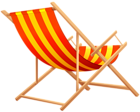 Transparent Beach Lounge Chair PNG Clipart Picture