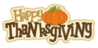 Happy Thanksgiving PNG Clipart Picture
