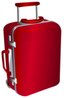 Red Trolley Travel Bag PNG Clipart Image