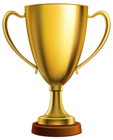 Gold Cup Trophy PNG Clipart Image
