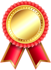 Red Award Rosette PNG Clipar Image