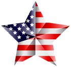 American Star Transparent PNG Clip Art Image