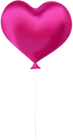 Pink Heart Balloon PNG Clip Art Image