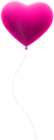 Pink Heart Balloon Transparent Clip Art