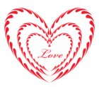 Red Heart Ornament Love PNG Clipart Picture