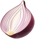 Red Onion PNG Clip Art Image