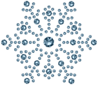 Diamond Snowflake PNG Clip Art Image