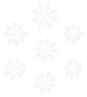Snowflakes PNG Transparent Clipart