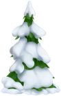 Snowy Tree Transparent PNG Clip Art