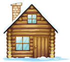 Winter Christmas House PNG Clipart