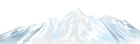 Winter Snowy Mountain PNG Clipart Image