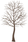 Winter Snowy Tree Clip Art Image