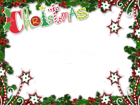 Transparent Christmas PNG Photo Frame