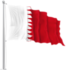 Bahrain Waving Flag PNG Image
