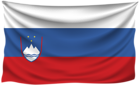Slovenia Wrinkled Flag
