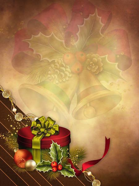 This jpeg image - Christmas Background with Red Gift, is available for free download