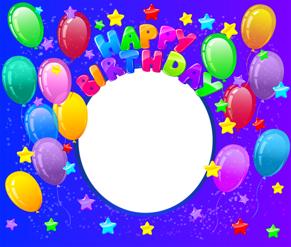 This png image - Happy Birthday Transparent PNG Frame, is available for free download