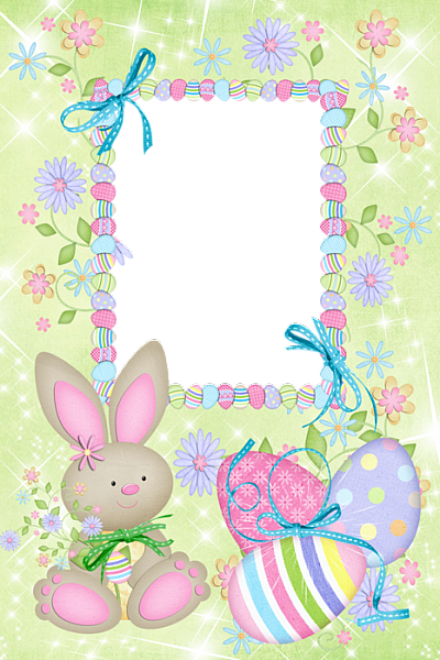 This png image - Transparent Easter Frame, is available for free download