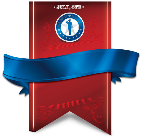 This png image - 4th July Banner Transparent PNG Clip Art Image, is available for free download