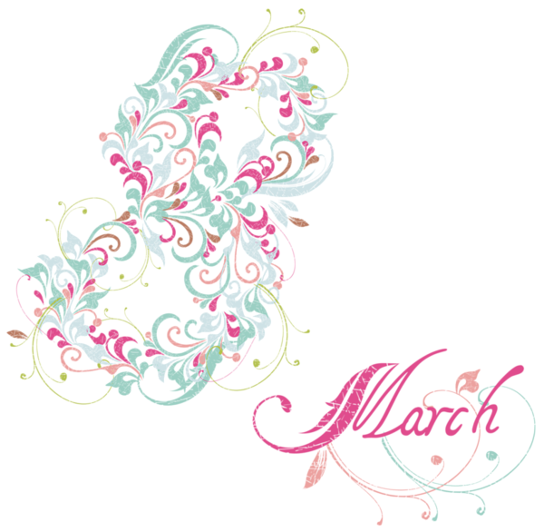 This png image - 8 March Decoration PNG Clipart Picture, is available for free download
