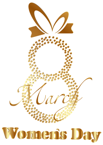 This png image - Women's Day March 8th Transparent PNG Clip Art Image, is available for free download