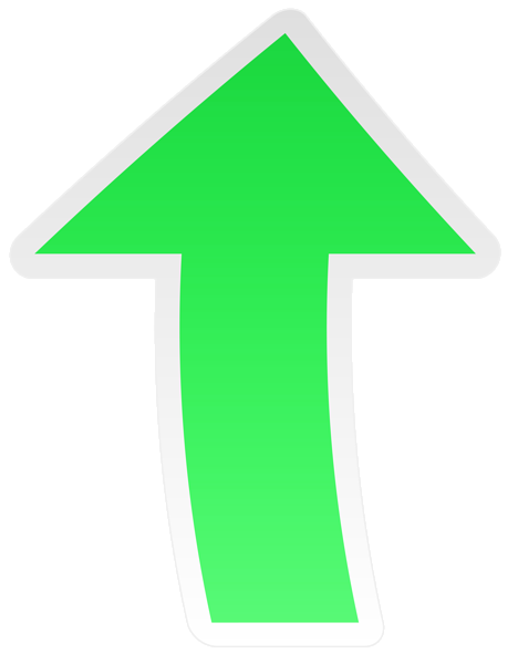 This png image - Green Arrow Up Transparent PNG Clip Art Image, is available for free download