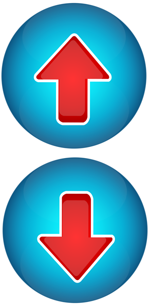 This png image - Up Down Arrows Transparent PNG Clip Art, is available for free download