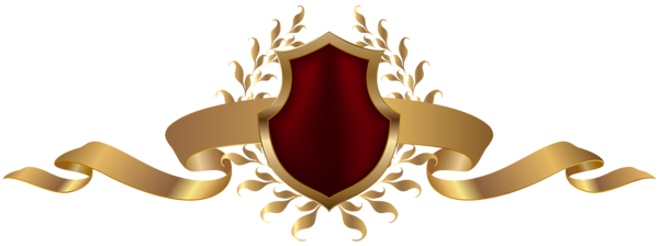 This png image - Badge with Banner Deco Clip Art PNG Image, is available for free download
