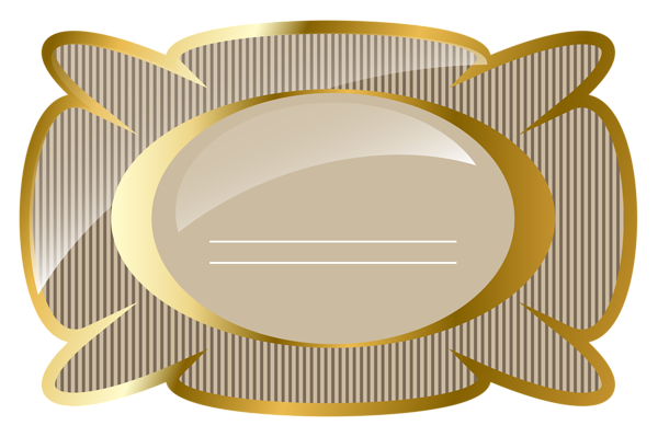 This png image - Cream and Gold Luxury Label PNG Clipart Picture, is available for free download