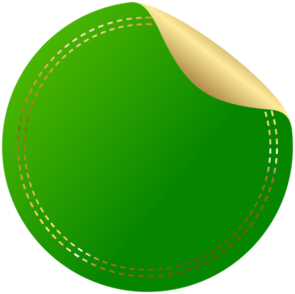 This png image - Decorative Badge Green PNG Clipart, is available for free download