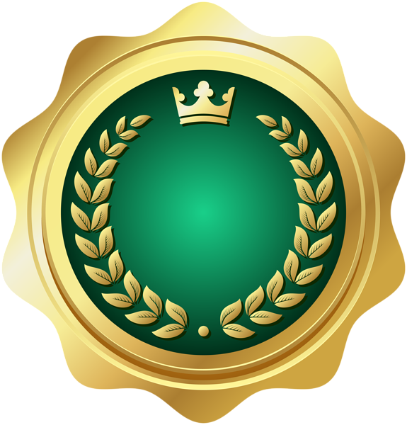 This png image - Seal Badge Green PNG Transparent Clip Art, is available for free download