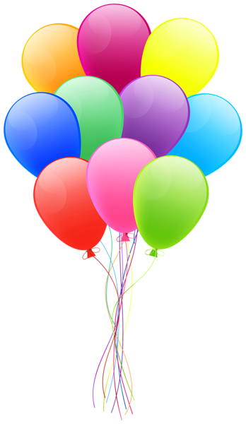 This png image - Bunch of Balloons PNG Clipart, is available for free download