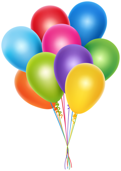 This png image - Bunch of Balloons PNG Clipart, is available for free download