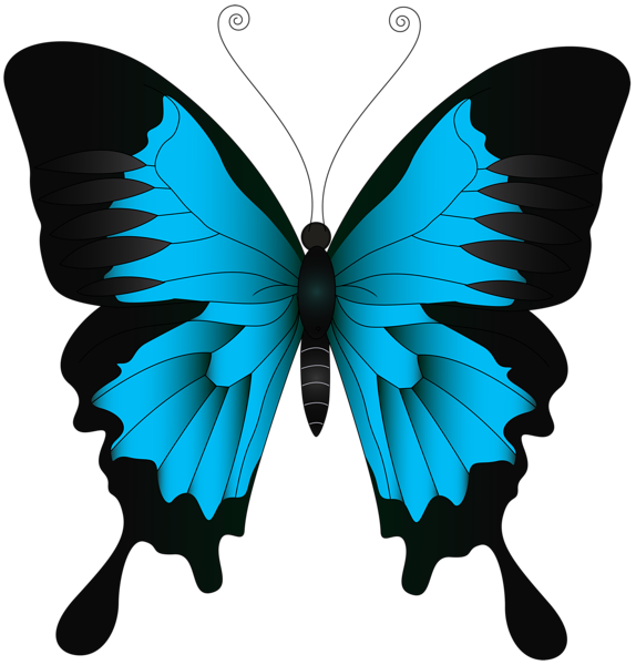 This png image - Blue Butterfly PNG Clip Art Image, is available for free download