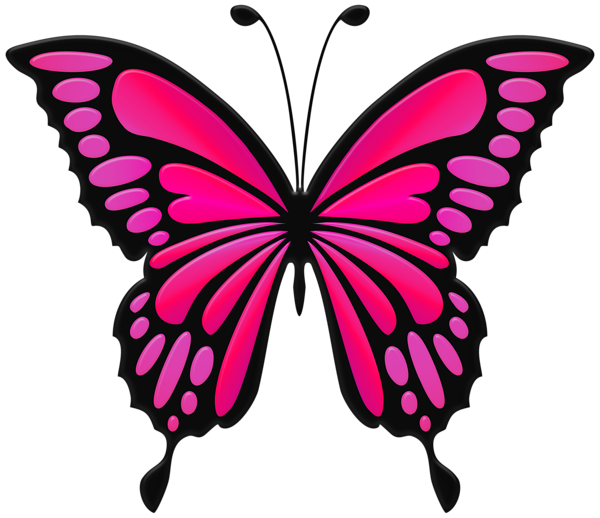 This png image - Pink Butterfly PNG Clip Art Image, is available for free download