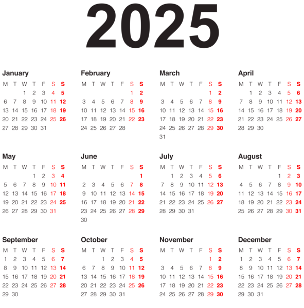 This png image - 2025 EU Transparent Calendar Black PNG Image, is available for free download