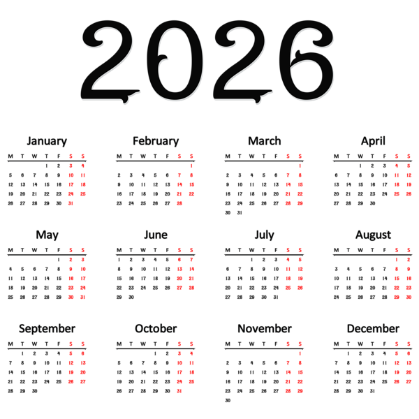 This png image - 2026 EU PNG Transparent Calendar, is available for free download