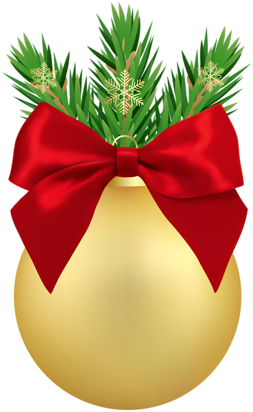 This png image - Christmas Ornament Gold PNG Clip Art Image, is available for free download