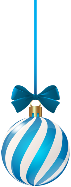 This png image - Hanging Christmas Ball Blue PNG Transparent Clipart, is available for free download
