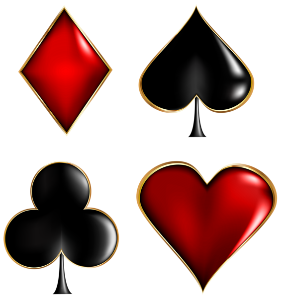 This png image - Card Suits Transparent Clip Art Image, is available for free download