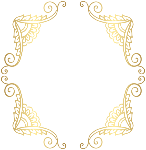 This png image - Golden Border Frame PNG Clip Art Image, is available for free download