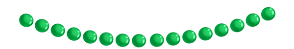 This png image - Green Beads Decor PNG Clipart, is available for free download