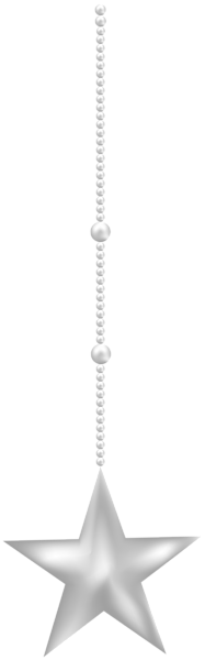 This png image - Hanging Deco Star PNG Clip Art Image, is available for free download
