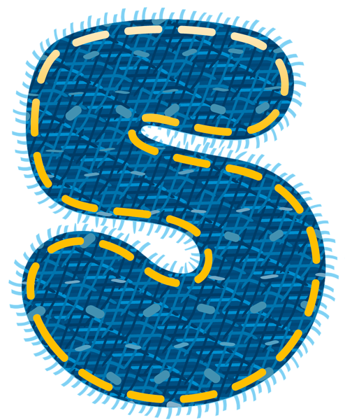 This png image - Blue Jeans Number Five PNG Clipart Picture, is available for free download