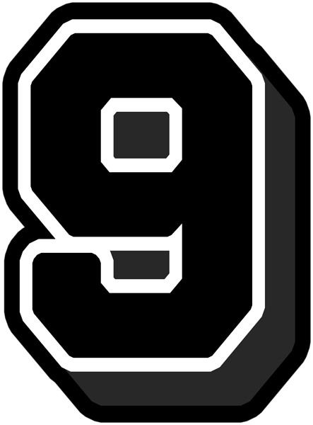 This png image - Nine Black Number PNG Clipart, is available for free download